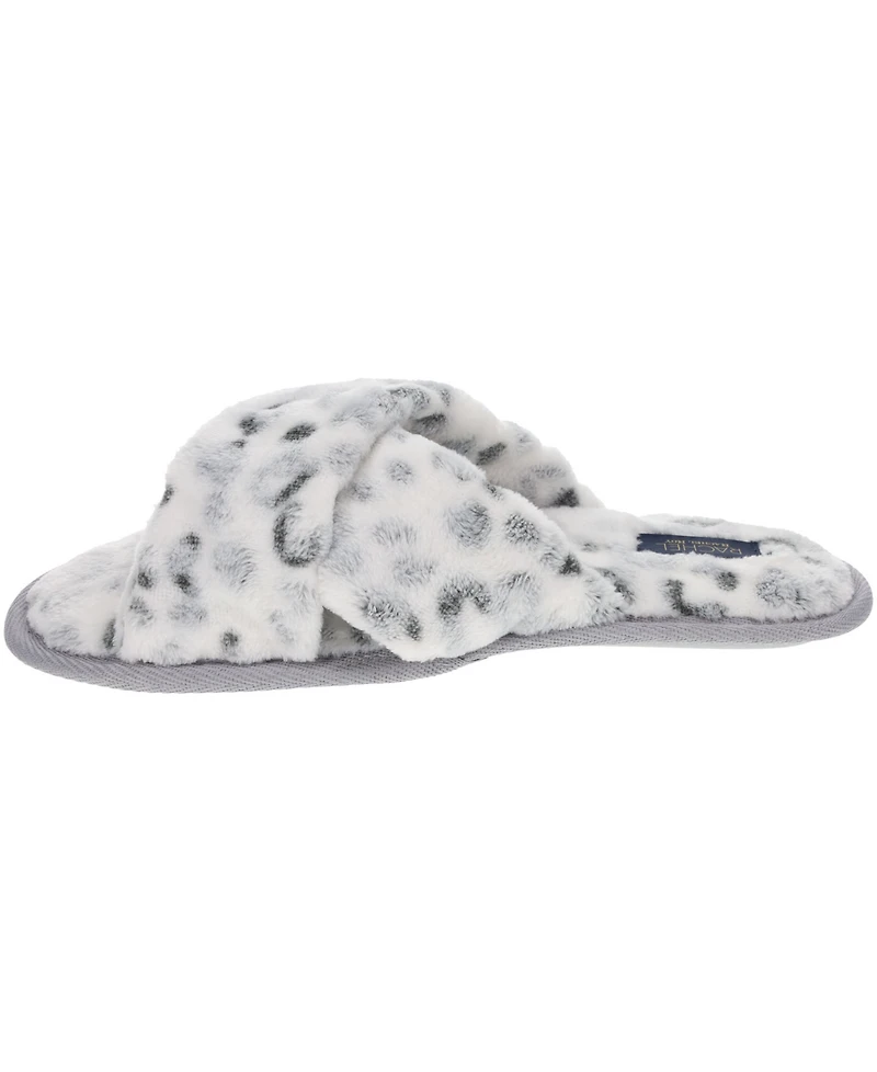 Rachel Rachel Roy Women's Gift Set with X-Band Plush Slipper and Cheetah Blanket Set