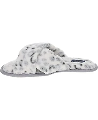 Rachel Rachel Roy Women's Gift Set with X-Band Plush Slipper and Cheetah Blanket Set
