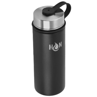 Zulay Kitchen Hydration Nation 3 Lid Multi-Size Vacuum Insulated Water Bottles with Straw - Metal Bottle For Sports & Outdoor