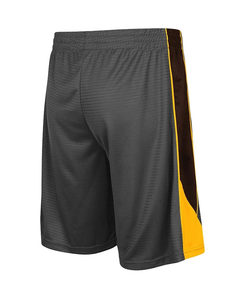 Men's Colosseum Charcoal Wyoming Cowboys Turnover Shorts