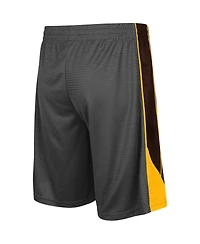 Men's Colosseum Charcoal Wyoming Cowboys Turnover Shorts