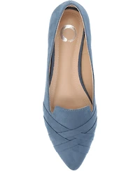 Journee Collection Women's Mindee Pointed Toe Flats
