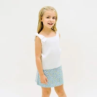 Hope & Henry Girls Sleeveless Sweater Tank with Bow