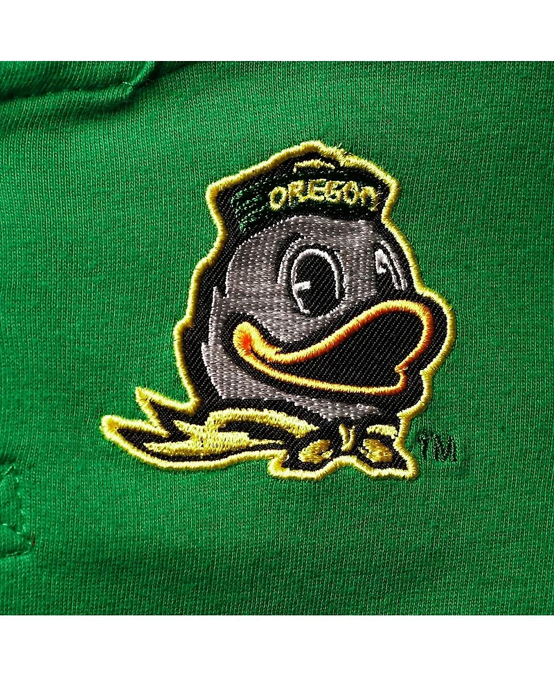 Toddler Boys Colosseum Green, Heathered Gray Oregon Ducks Poppies Hoodie and Sweatpants Set