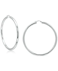 Giani Bernini Round Polished Large Hoop Earrings, 70mm, Created for Macy's