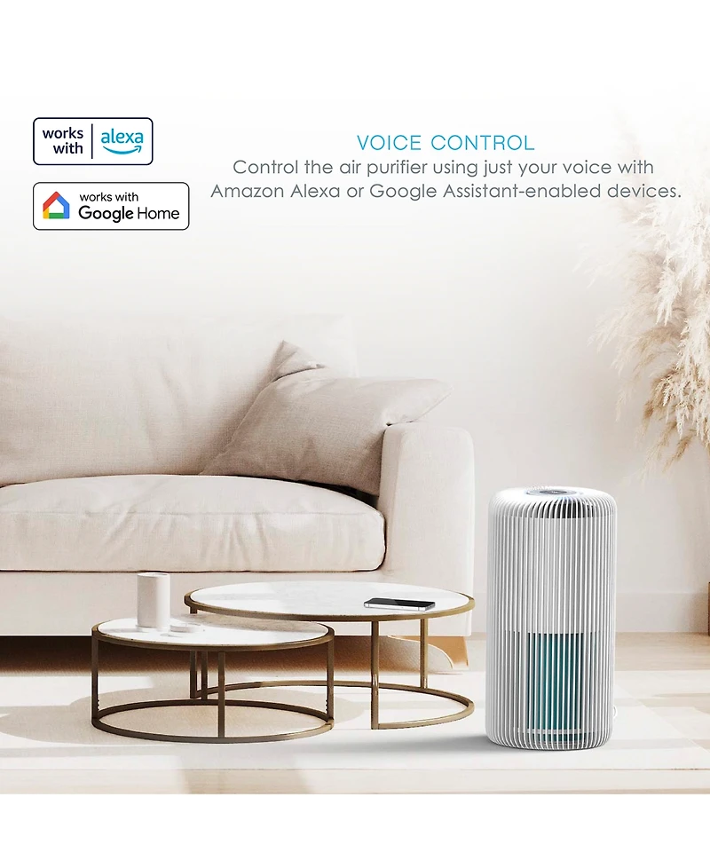 Pure Enrichment Smart 5-in-1 True Hepa Air Purifier