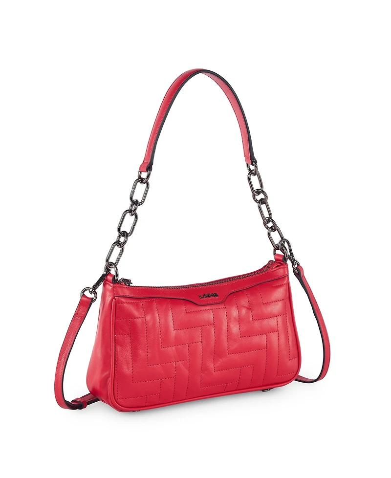 Lodis Women's Signature Quilt Top Zip Crossbody Bag
