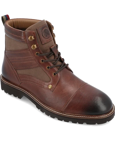 Thomas & Vine Men's Feron Tru Comfort Foam Cap Toe Ankle Boots