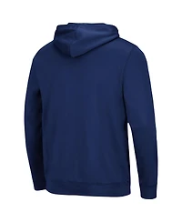 Men's Colosseum Navy Marquette Golden Eagles Lantern Pullover Hoodie