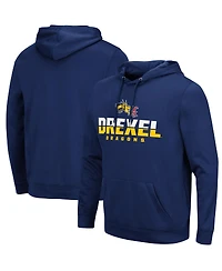 Men's Colosseum Navy Drexel Dragons Lantern Pullover Hoodie
