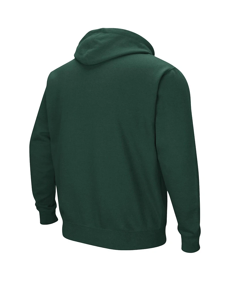 Men's Colosseum Charlotte 49ers Arch and Logo Pullover Hoodie