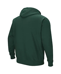 Men's Colosseum Charlotte 49ers Arch and Logo Pullover Hoodie