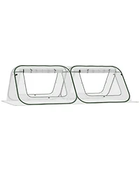 Outsunny Mini Pop Up house with Bag, 95" x 47" x 30"