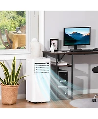 Homcom Portable Air Conditioner Led 24 Timer 4 Modes for Home Office