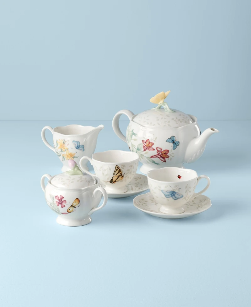 Lenox Butterfly Meadow 9-Piece Tea Set, Service for 2