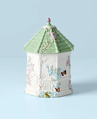 Lenox Butterfly Meadow Porcelain Figural Gazebo Cookie Jar