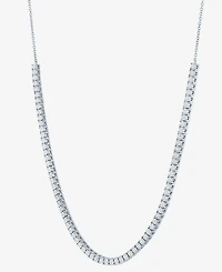 Diamond 18" Tennis Necklace (1/2 ct. t.w.) in Sterling Silver