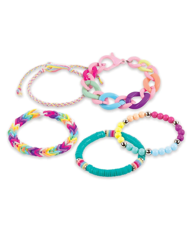 Make It Real 5 in 1 Activity Tower Bracelet Making Activity Tower and Storage Solution
