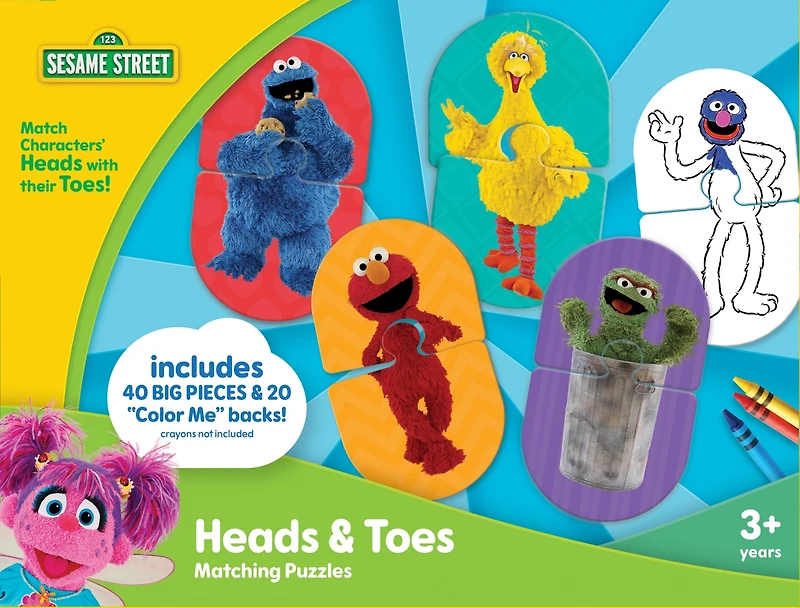 Sesame Street - Heads & Toes Matching Jigsaw Puzzles