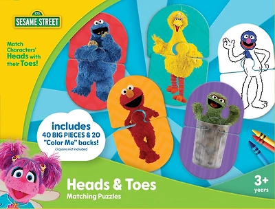 Masterpieces Sesame Street - Heads & Toes Matching Jigsaw Puzzles