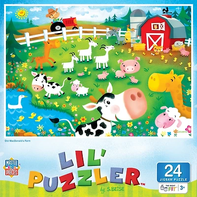 Masterpieces Lil Puzzler - Old MacDonald's Farm 24 Piece Jigsaw Puzzle