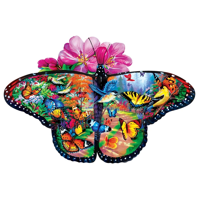 Masterpieces Garden Gathering - 100 Piece Shaped Jigsaw Puzzle