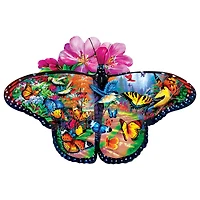 Masterpieces Garden Gathering - 100 Piece Shaped Jigsaw Puzzle