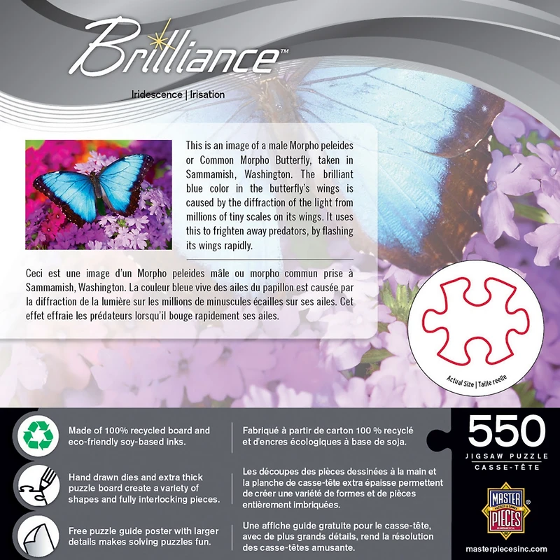 Masterpieces Brilliance - Iridescence 550 Piece Jigsaw Puzzle