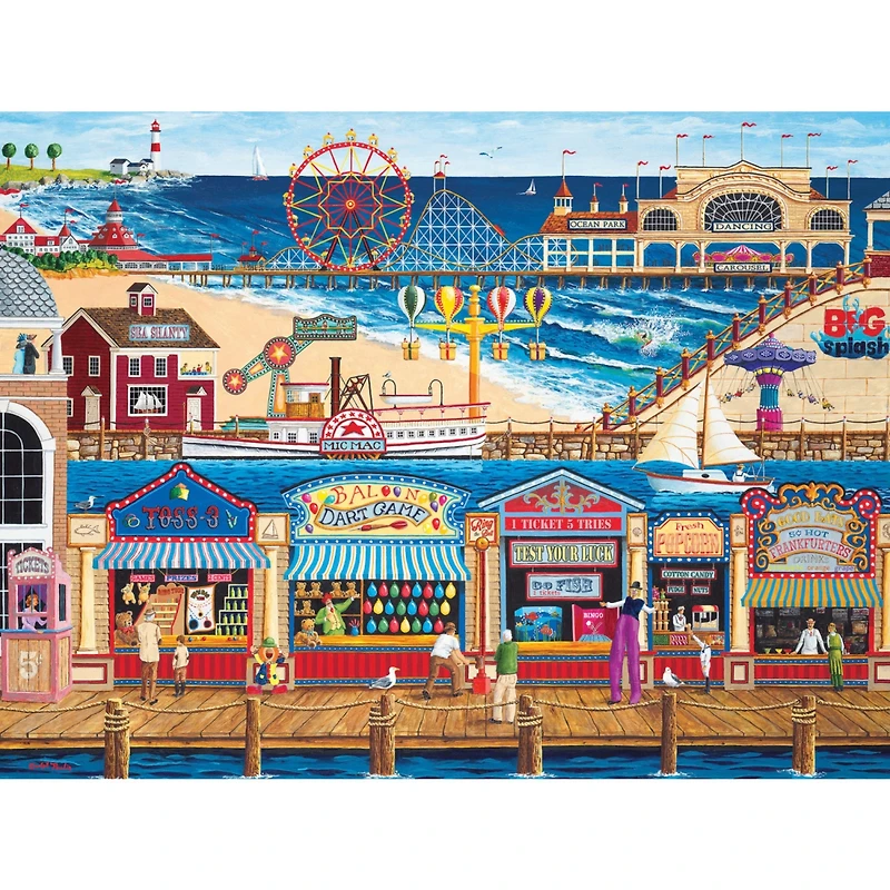 MasterPieces Family Time - Ocean Park 400 Piece Jigsaw Puzzle