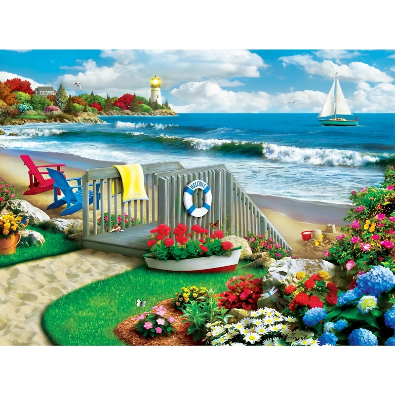 MasterPieces Memory Lane - Coastal Getaway 300 Piece Ez Grip Puzzle