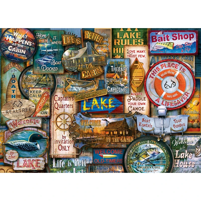 MasterPieces Realtree - Off to the Lakehouse 1000 Piece Jigsaw Puzzle