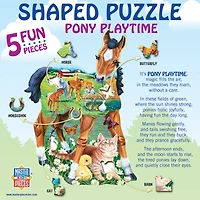Pony Playtime - 100 Piece Shaped Jigsaw Puzzle
