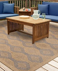 Liora Manne' Sahara Links 7'10" x 7'10" Square Outdoor Area Rug