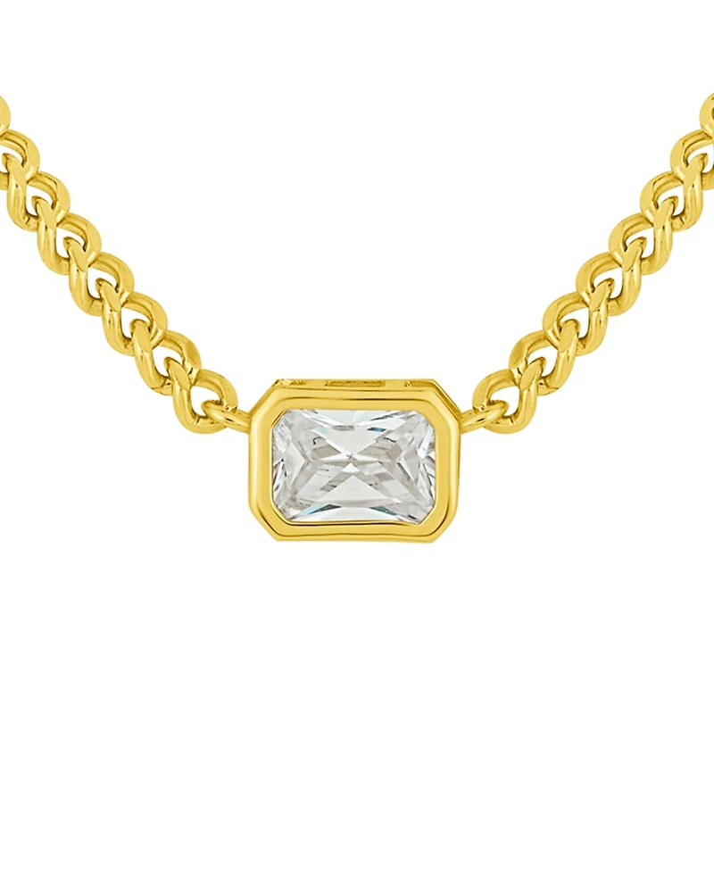 And Now This Cubic Zirconia (8.0 ct.t.w.) Curb Chain Necklace