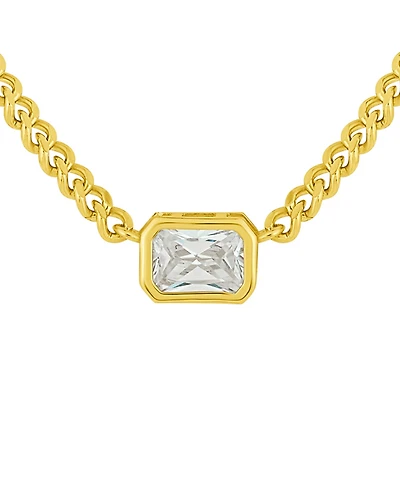 And Now This Cubic Zirconia (8.0 ct.t.w.) Curb Chain Necklace