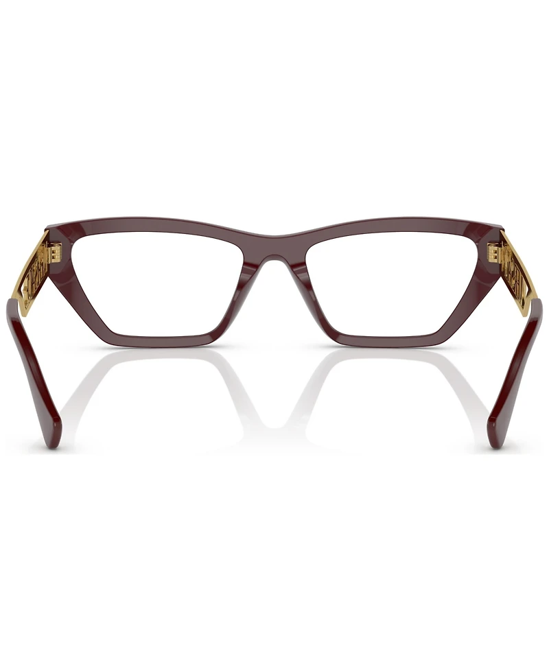 Versace Women's Irregular Eyeglasses, VE3327U53-x