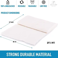 Zulay Kitchen Yard Food Grade Cheese Cloths