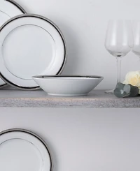 Noritake Austin Platinum Set of 4 Soup Bowls
