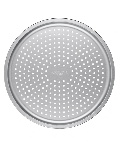 Anolon Pro-Bake Bakeware Aluminized Steel Perforated Pizza Pan, 14"