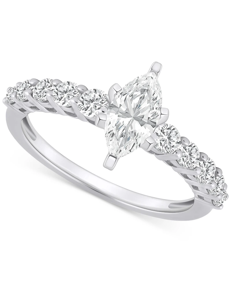 Diamond Marquise Engagement Ring (1 ct. t.w.) 14k Gold