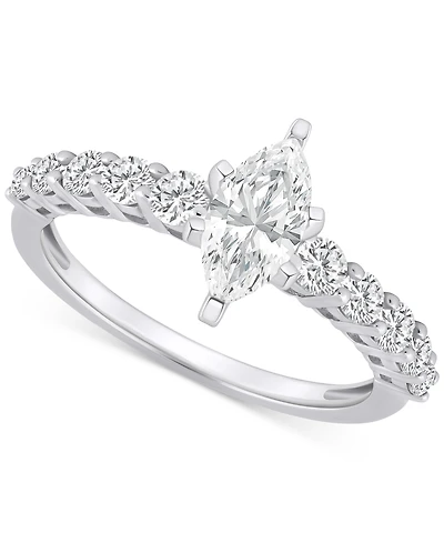 Diamond Marquise Engagement Ring (1 ct. t.w.) 14k Gold