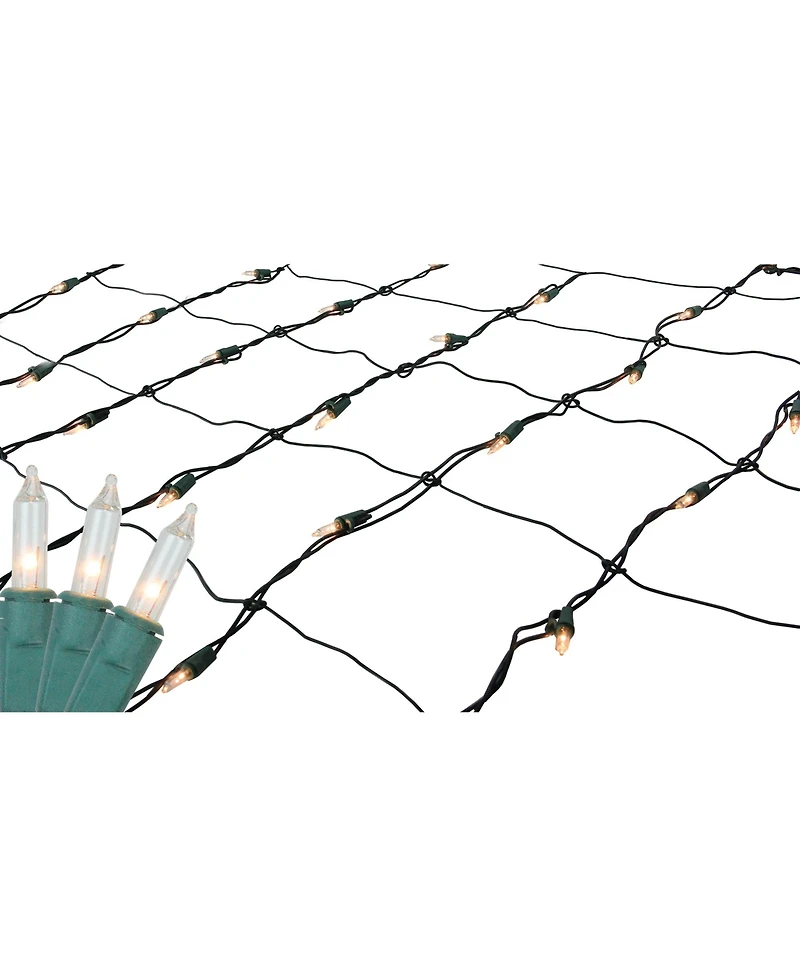 Northlight Clear Mini Incandescent Christmas Net Lights With Wire