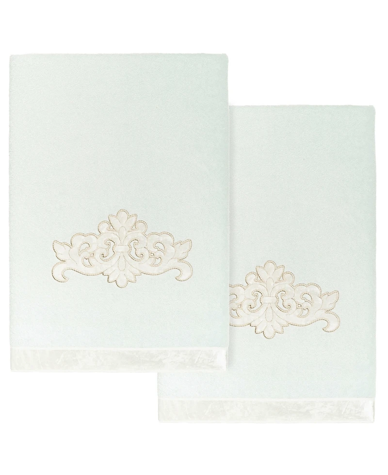 Linum Home Turkish Cotton May Embellished -Pc. Bath Towel Set