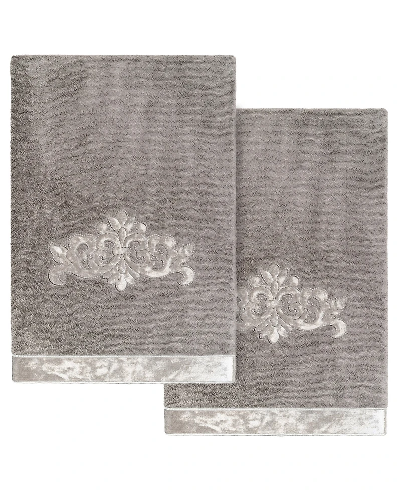 Linum Home Turkish Cotton May Embellished -Pc. Bath Towel Set