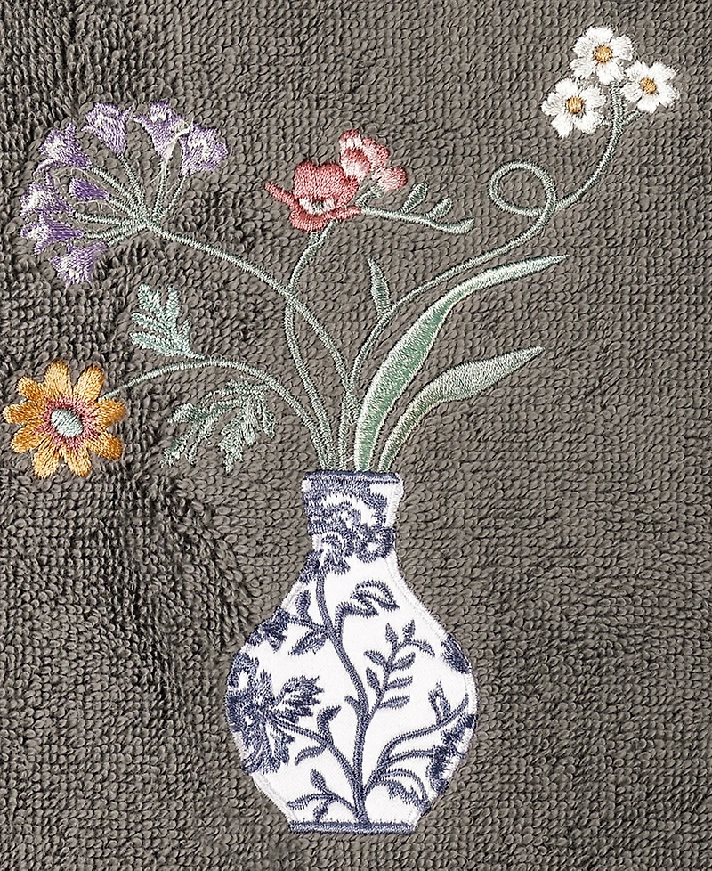 Linum Home Turkish Cotton Stella Embellished 2-Pc. Hand Towel Set