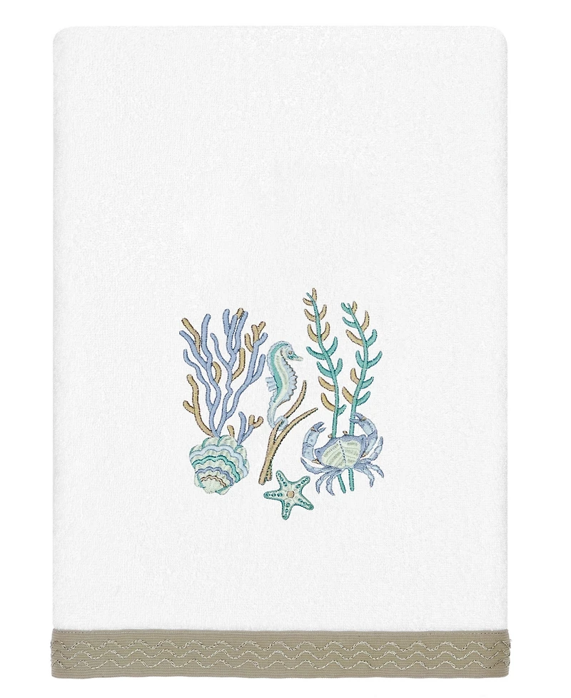 Linum Home Turkish Cotton Aaron Embellished -Pc. Bath Towel Set
