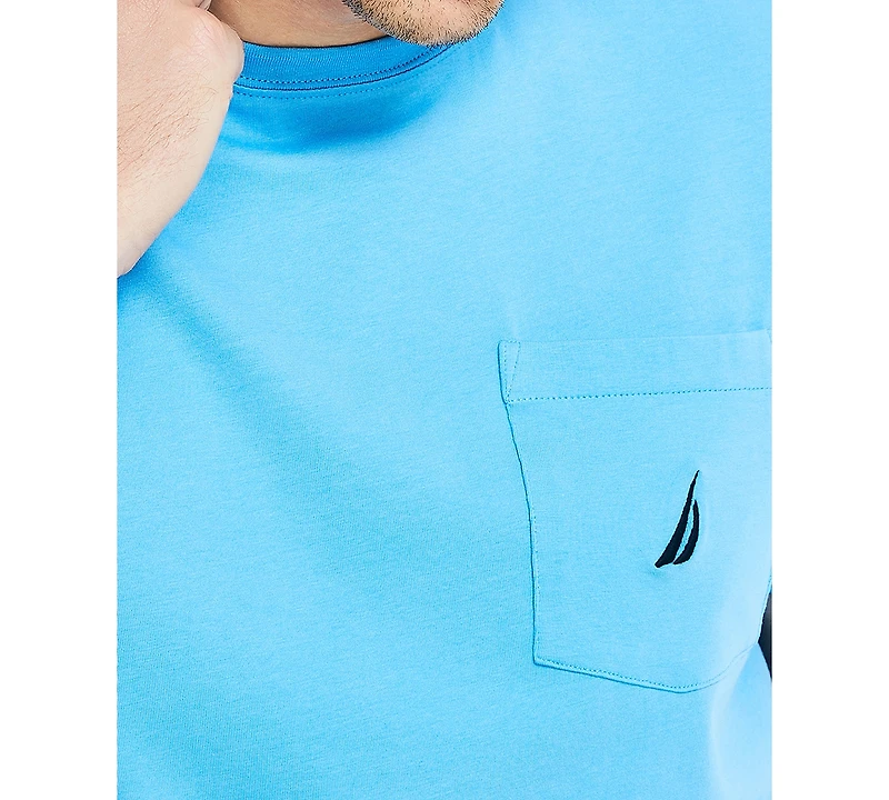 Nautica Men's Classic-Fit Solid Crew Neck Pocket T-Shirt