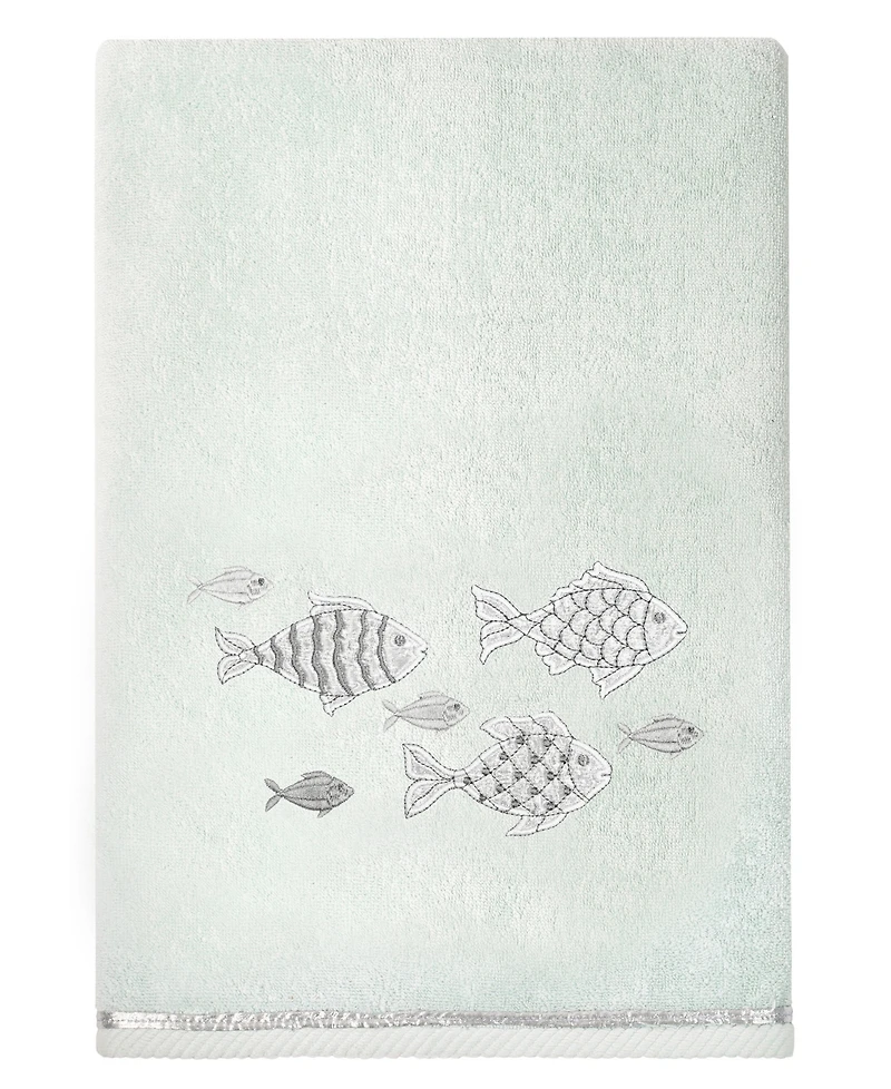 Linum Home Turkish Cotton Figi Embellished -Pc. Bath Towel Set