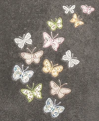 Linum Home Turkish Cotton Mariposa Embellished -Pc. Bath Towel Set