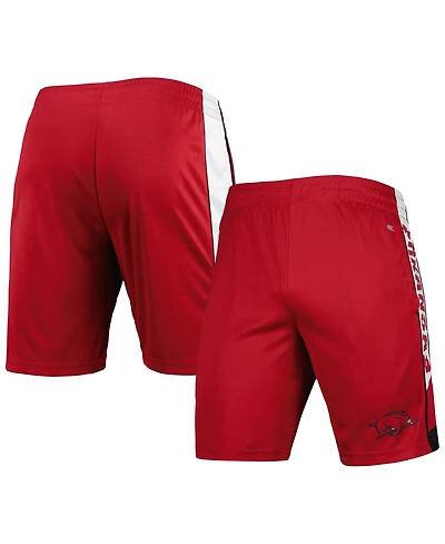 Men's Colosseum Cardinal Arkansas Razorbacks Pool Time Shorts